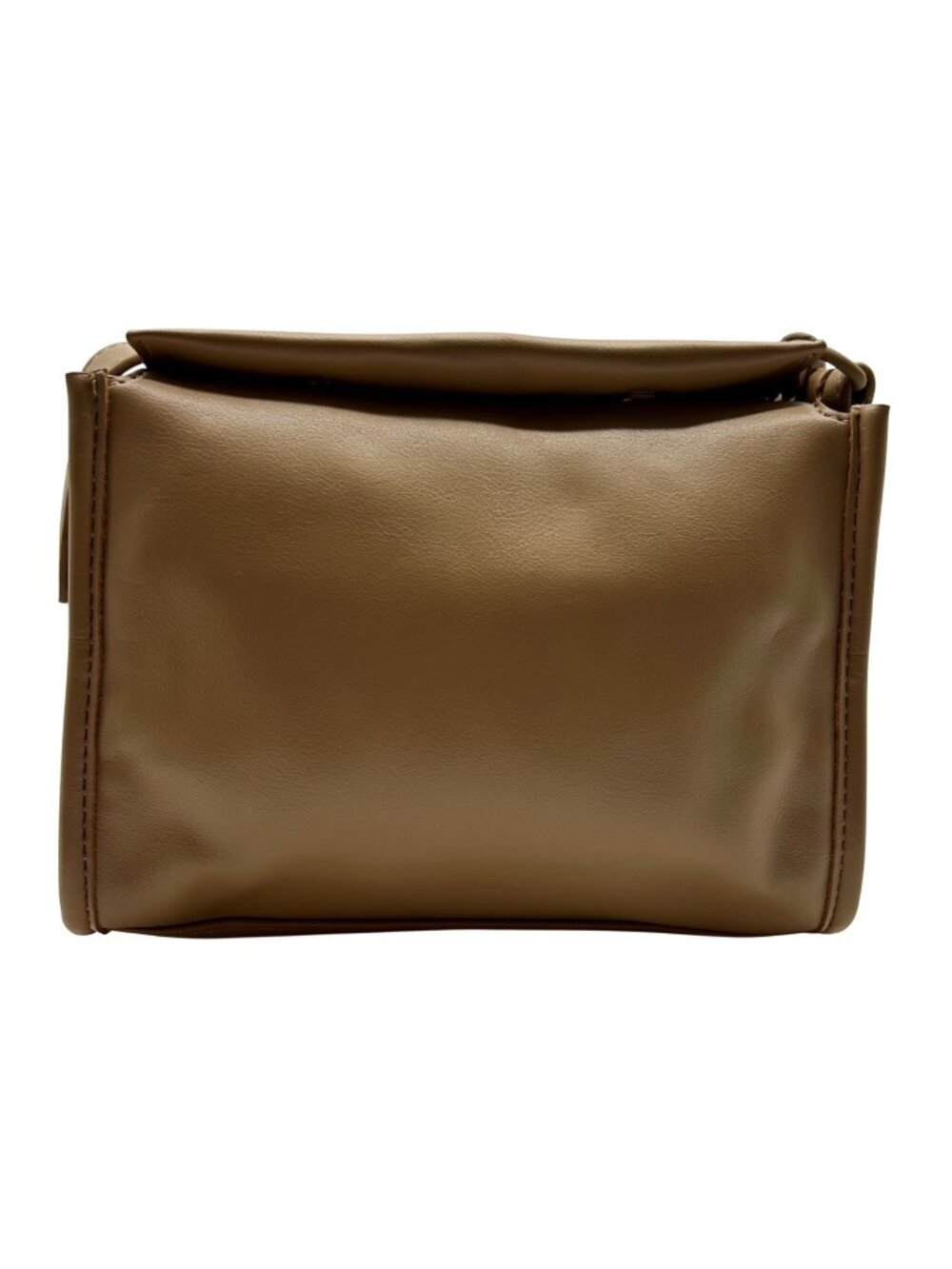 MMs Brands Tan Faux Leather Crossbody Purse